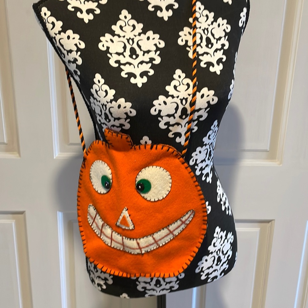 Felt Pumpkin Purse